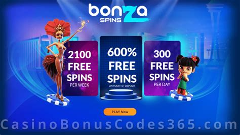  bonza spins bonus codes